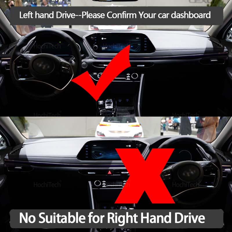Dashboard Cover Dash Board Mat Carpet for Hyundai Sonata DN8 N Line Pad Sunshade Non-slip Cushion Accessories