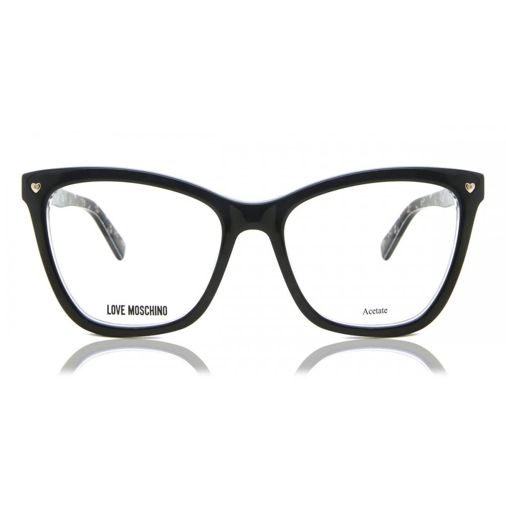 

Moschino Love Mol593 7rm Women Eyeglasses Black Clear/54
