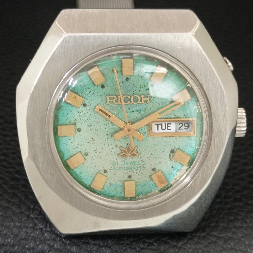 VINTAGE RICOH R31 AUTOMATIC JAPAN MENS ORIGINAL DIAL WATCH A705526-1