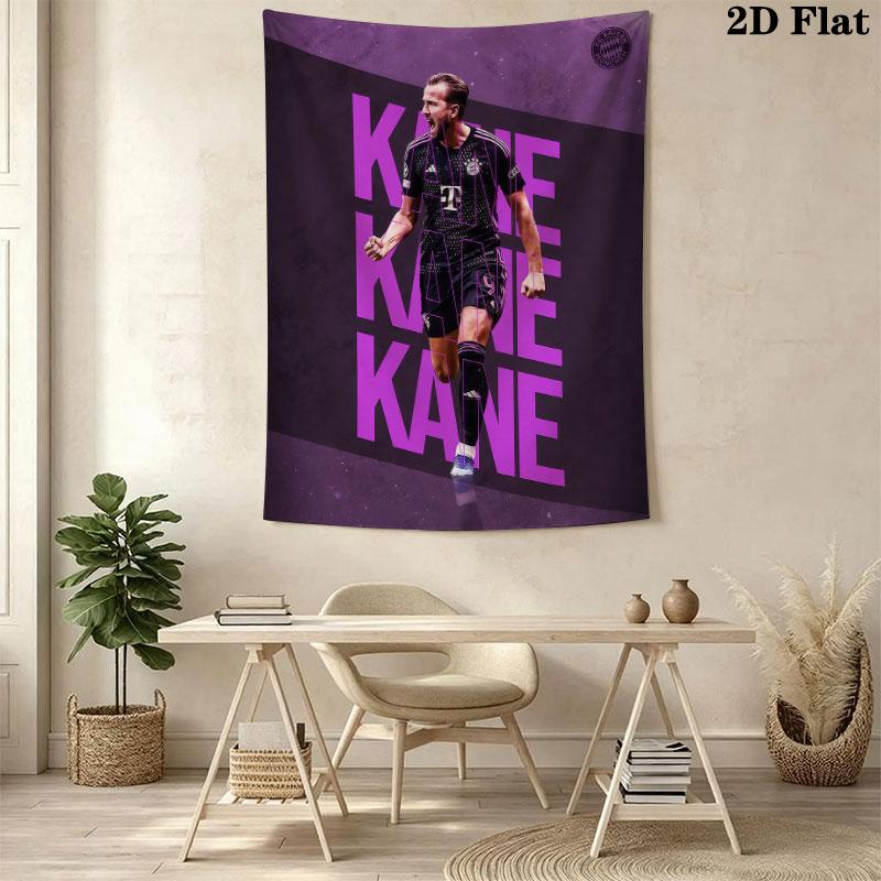 Harry Kane Icon  Wall Hanging Printed Fabric Blanket Decorative Tapestries for Bedroom Living Room Home Decor