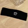Cloth Elastic Sport Headband Letter Printed Sweat-Absorbent Headscarf  Student