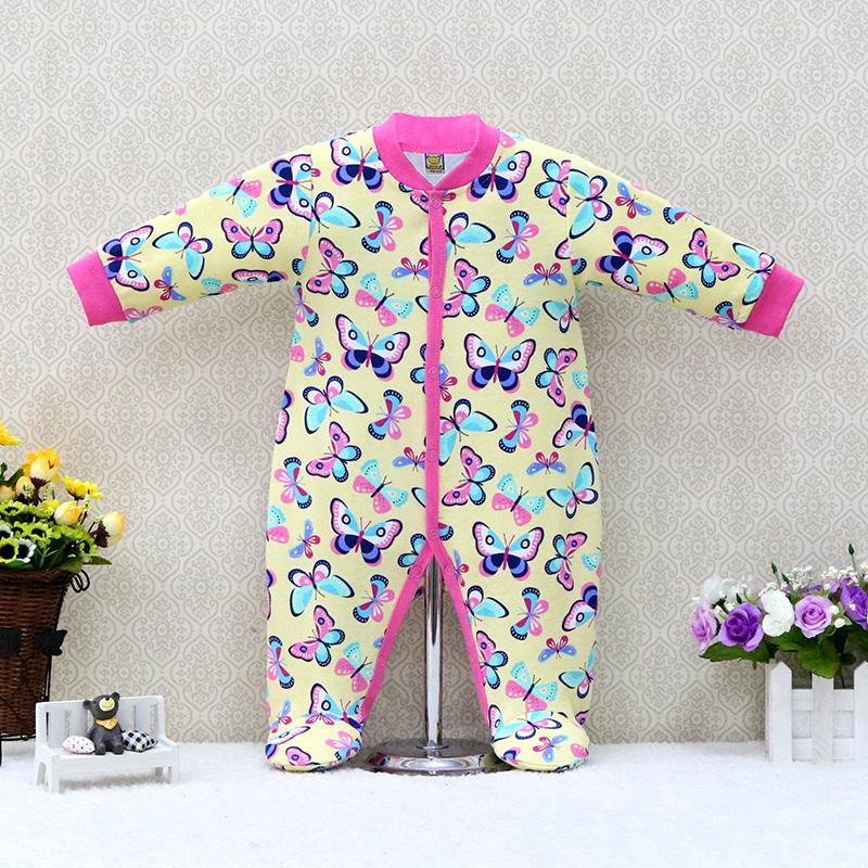 Salopete cu mânecă lungă pentru băieți și fete Costume pentru bebeluși din bumbac pur Haine de vară și toamnă Îmbrăcăminte nou-născuți stil nou