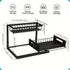 Kitchen Storage Rack, Lower Sink Sorting, Sliding Pull-out Cabinet Sorting Rack, For Kitchen Bathroom Refrigerator Cabinet Organization Rack