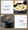 Multi-Functional Electric Griddle with Timer, Non-Stick Pancake Pan, Large Capacity, Double-Sided Heating