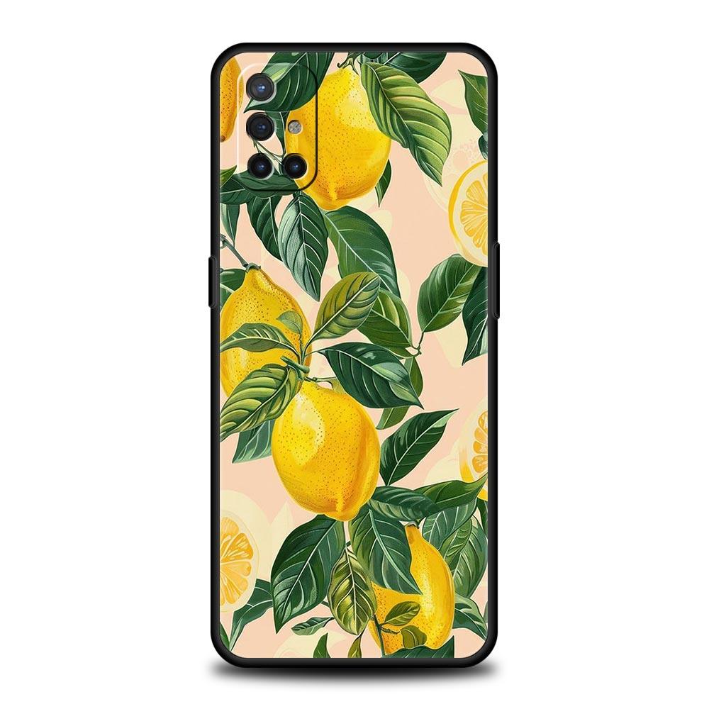 Sommer frische Früchte Zitronen-Print Handyhülle für Oneplus 13R 13 12R 11 10T 10R Nord N100 N200 N10 10 9 9R 9RT CE 3 2 Z Pro Weiches TPU
