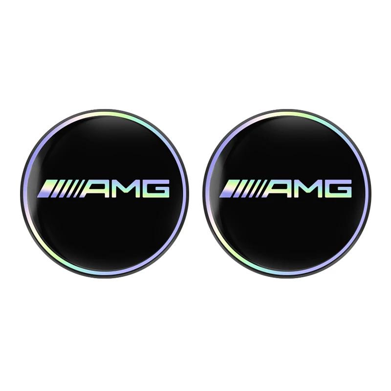 

GLC GLB 2Pcs Car Waterproof Coaster Non Slip Water Cup Pad Mat For Mercedes Benz AMG W177 W176 X166 X167 C257 C218 X253 C118 C1