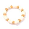 Artistic retro casual versatile bracelet irregular geometric contrasting bead bracelet trendy travel women's bracelet