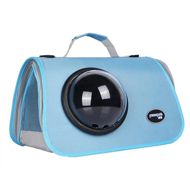 

Cat Bag Out Portable Shoulder Bag Space Capsule Crossbody Backpack Dog Cat Carry-on Supplies Pet Carrier Travel Backpack небо синє кольору
