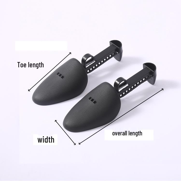Adjustable Shoe Tree for Men's & Women's Leather & Sneakers - Plastic Expander & Anti-Deformation Stretcher
