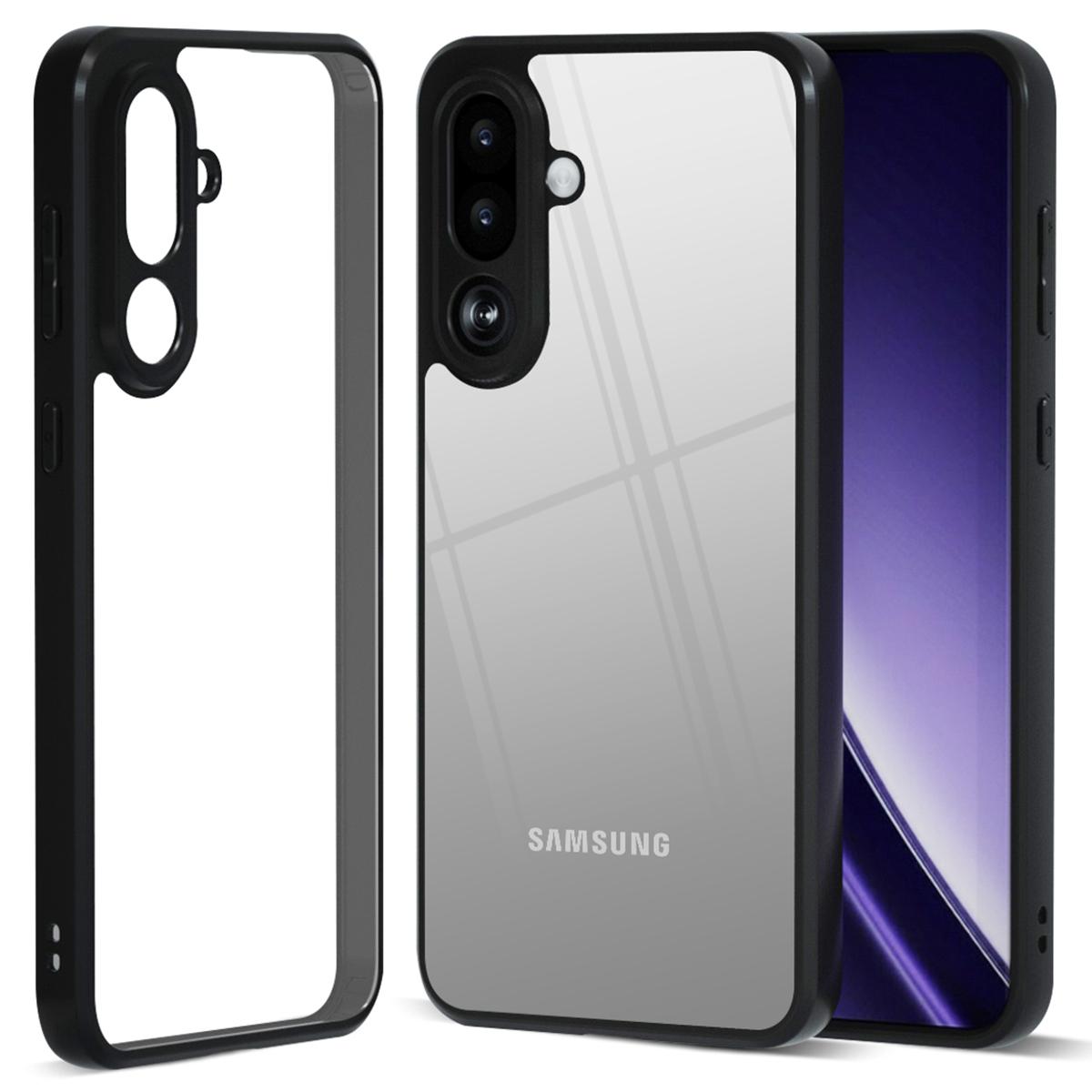 

IBMRS Чехол для Samsung Galaxy M16 5G/F16 5G Мягкая TPU рамка Жесткая PC задняя панель Противоударный чехол для телефона Transparent Black