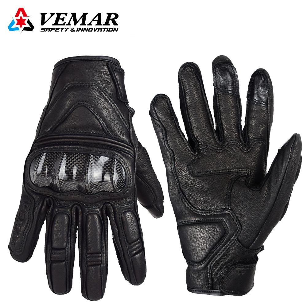 Cycling Leather Gloves