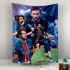 Tapestry Marco Verratti PSG Number 6 Blue Collage Poster Wall Hanging