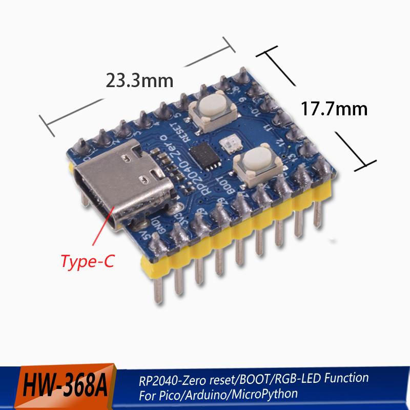 RP2040-Zero RP2040 for Raspberry Pi Microcontroller PICO Development Board Module Dual-core Cortex M0+ Processor 2MB Flash