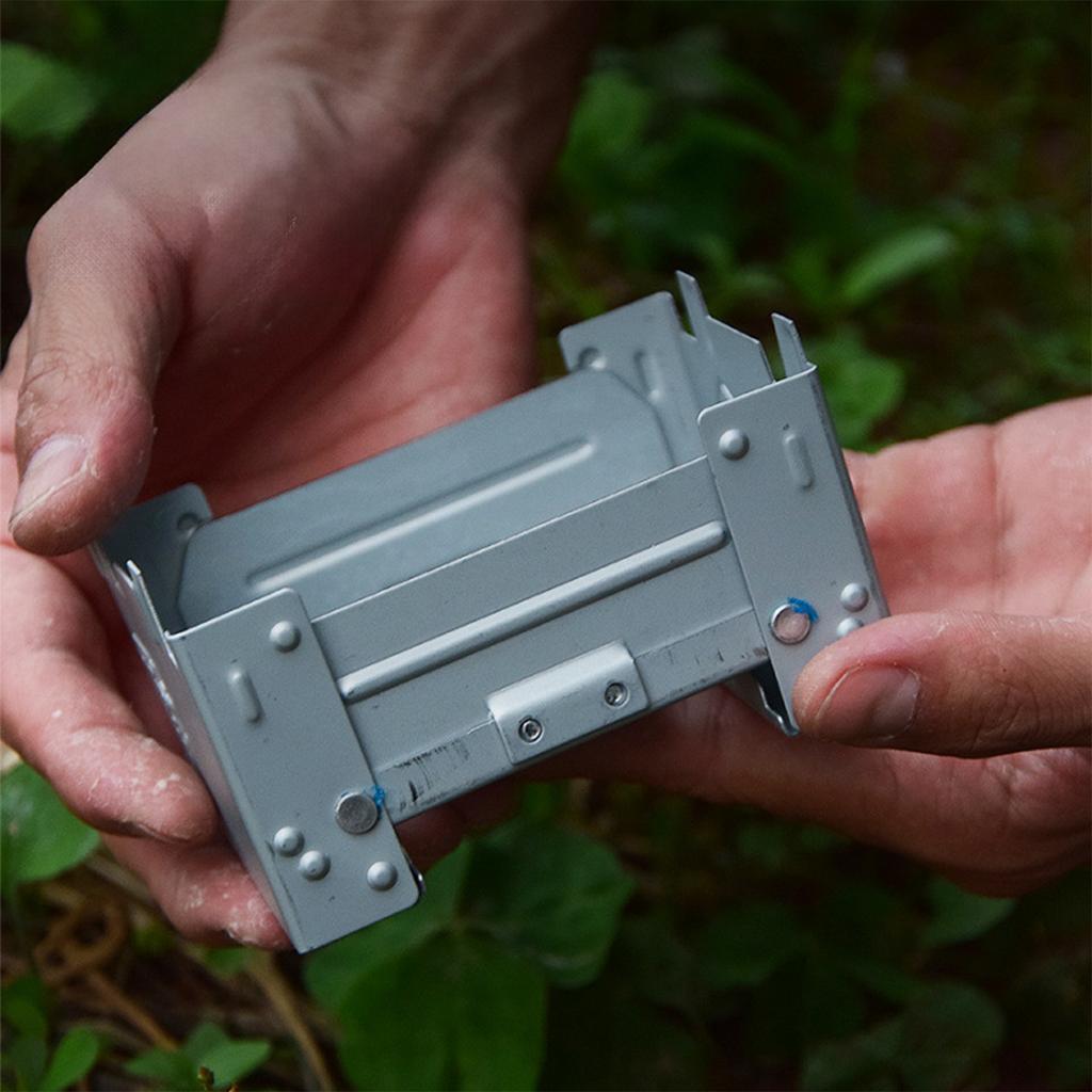 Portable Folding Camping Stove, Solid Alcohol Fuel Stove, Outdoor Travel Cooking Stove