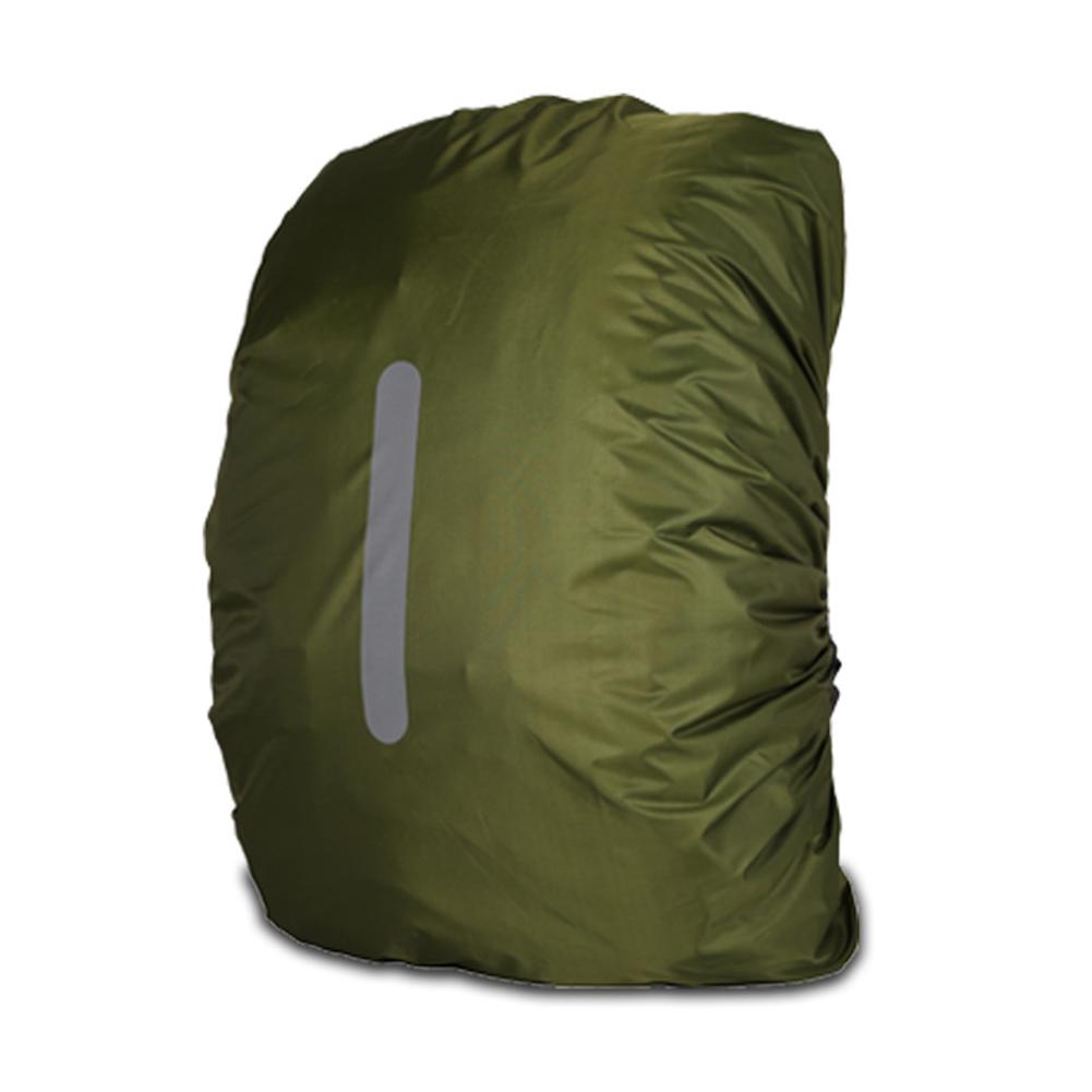 

15-65л светоотражающий чехол для рюкзака, дождевик для велоспорта, походов, скалолазания, водонепроницаемый чехол от дождя для рюкзака For 15-25L Bag армия зеленый