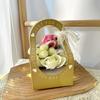 Creative Artificial Rose & Cartoon Plush Toy Bouquet Basket