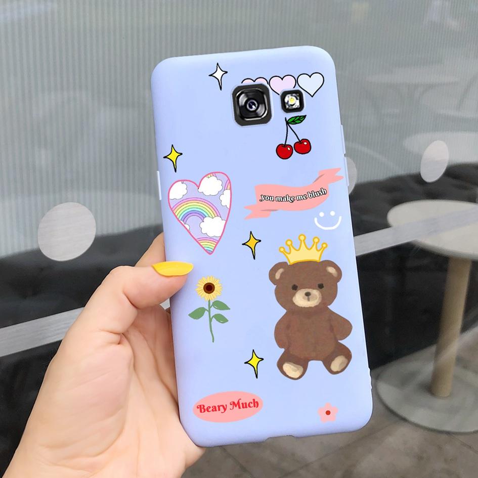A5 2016 Case For Samsung Galaxy A5 2017 Cover A520 SM-A520F Popular Flower Shockproof Bumper For Samsung A5 2016 A510 Soft Funda