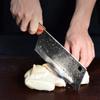 Forged Kitchen Cleaver Chopping Bone Slicing Meat Sharp Chinese Butcher Knife Vegetable Fish Cooking Cutting Tools