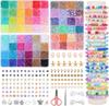 Multi-Color DIY Soft Clay Bead Jewelry Set for Kids – Bracelets & Necklaces