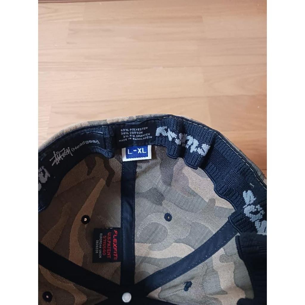 Used Stussy Tribe camouflage cap