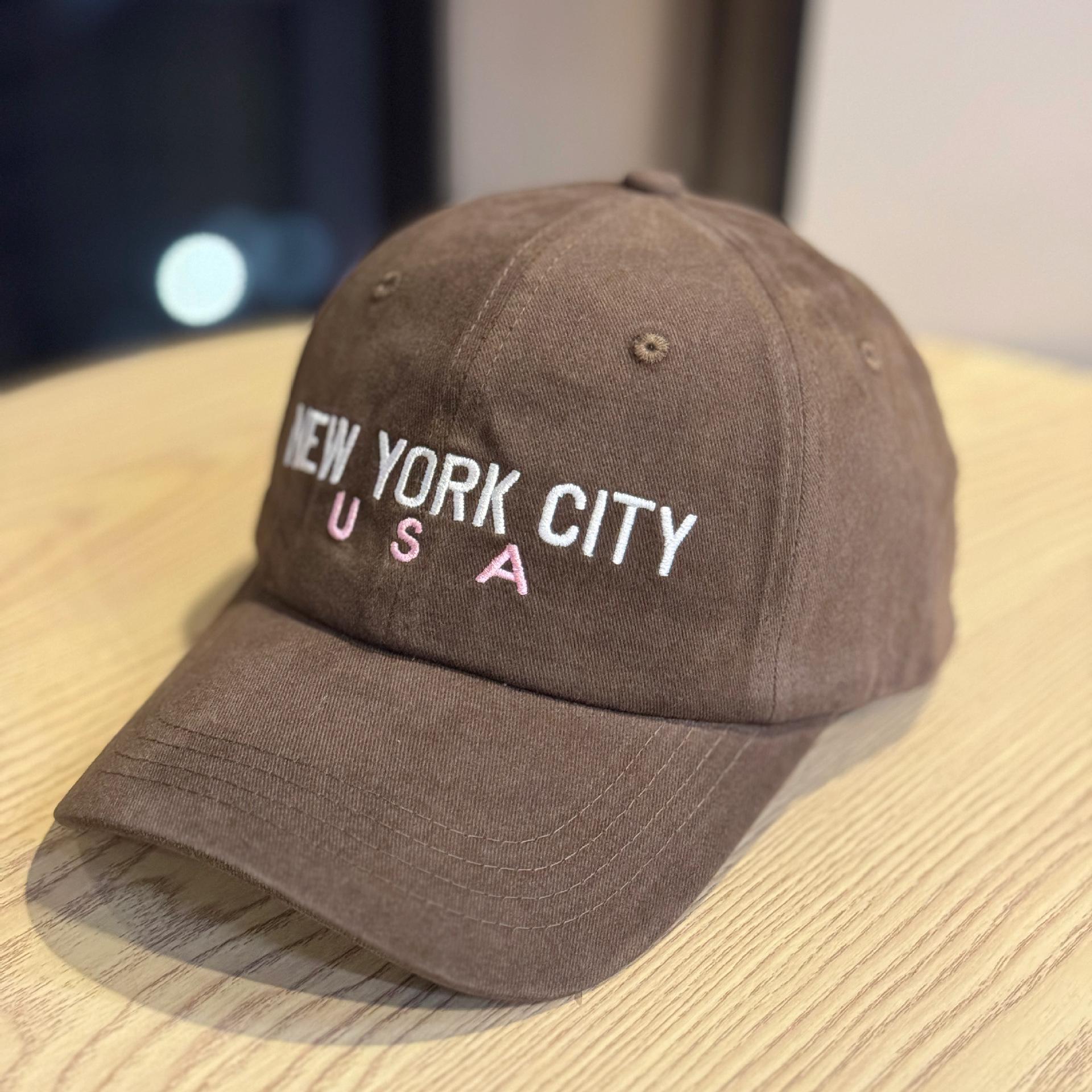 

Американская бейсболка из матового хлопка с вышивкой букв в новом стиле для женщин, осенняя, сапфирово-синяя, подчеркивающая лицо, модная кепка с козырьком для мужчин Adjustable