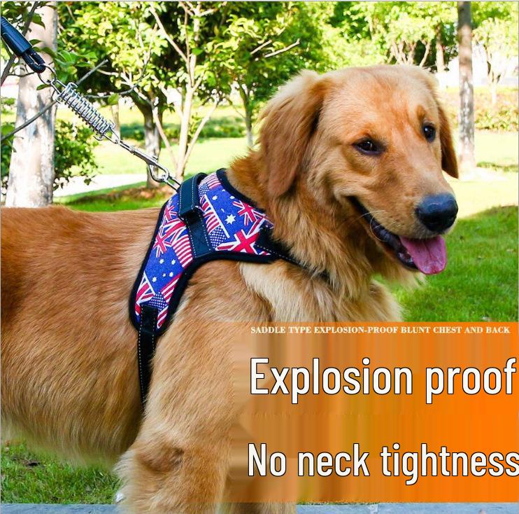 K7 Anti-Zug Hunde Geschirr & Leine Set