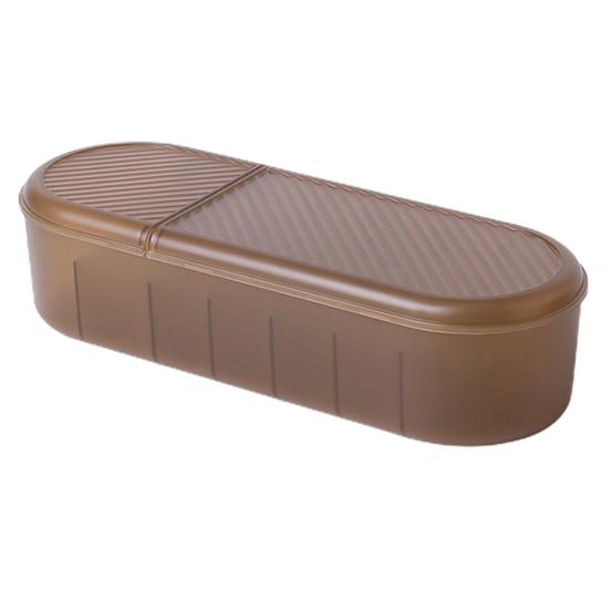 Datenkabel-Organizer Große Kapazität Haushaltsbedarf Kunststoff Desktop Ladestecker Datenkabel Aufbewahrungskoffer Nützliche Aufbewahrung