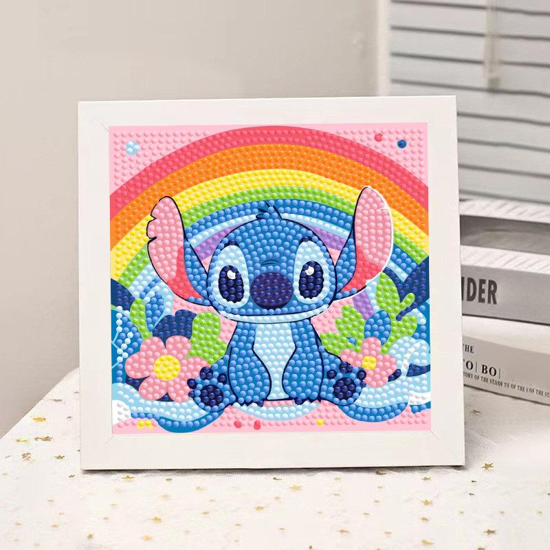 High-End Diamond Painting Diy Van Gogh Starry Sky Cat Creative Handmade Toy Table Decoration Diamond Painting With Frame