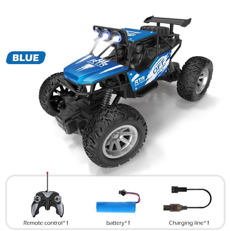 1:20 R/c Remote Control Alloy Car, Full Function Radio Control High Performance Climbing Vehicle, LED Roof Light, Christmas gift