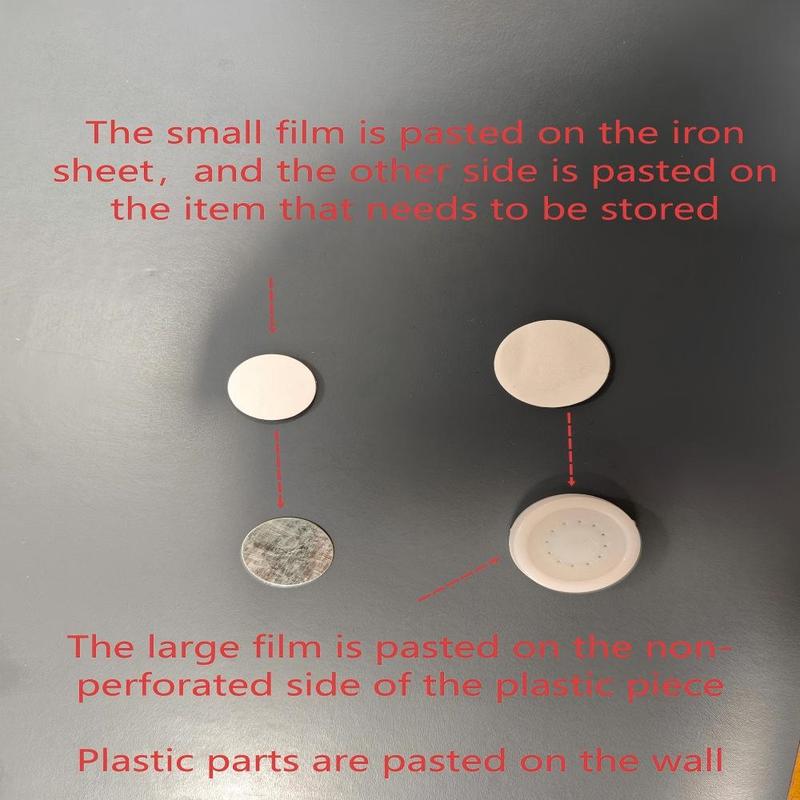 3/6/12pcs Magnetic Remote Control Holder Wall Mount Hook AC Air Conditioner Controller Storage Organizer Magnetic Sticker Home Gadget Stick On Hanger