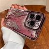 Luxury Plating Bling Glitter Quicksand Cartoon Swan Phone Case for iPhone 15 11 12 13 14 16 Pro Max Plus Camera Protection Cover