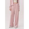 Huit Melange Velvet Wide Fit Banding Pants Htwpn5l05t