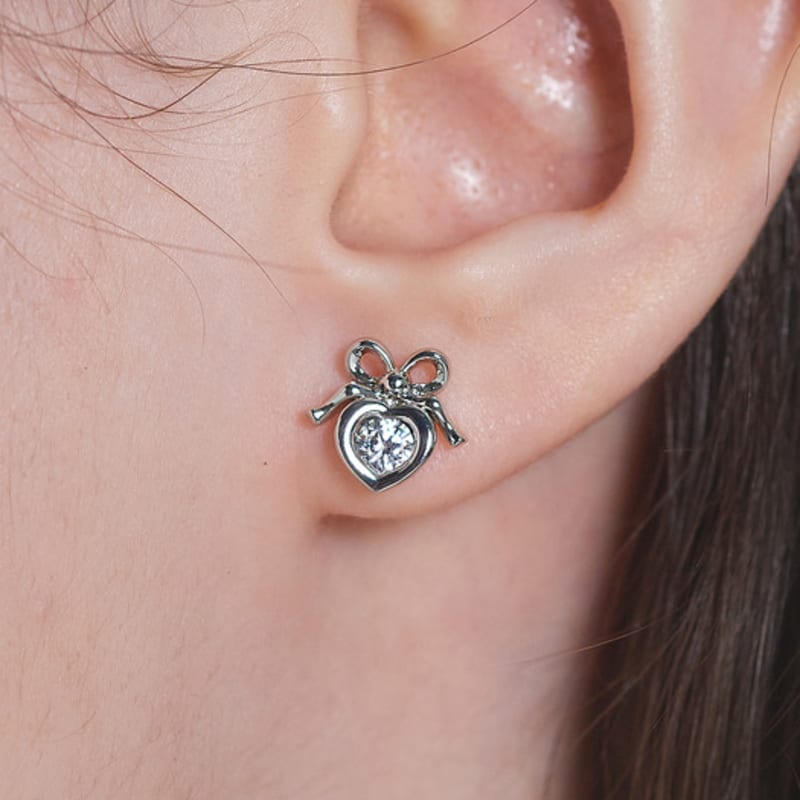 noonoo fingers Tutu Ribbon Earrings