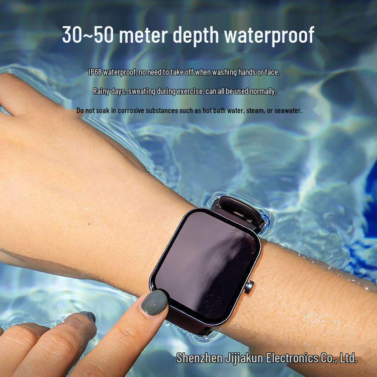 SM23 Cross-border Smartwatch: Monitors Calls, Blood Sugar, Heart Rate, Blood Pressure, & Temperature – Ideal for Health & Sports.