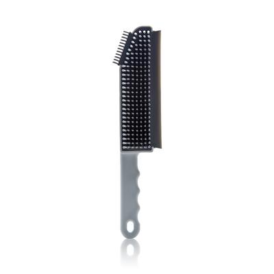 Reinigungsbürste 3-in-1 Handheld Griff Seite Handheld Griff Schaber Silikon Fenster Schmutzentfernungswerkzeug für Badezimmer Küche