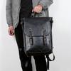Reißverschluss Leder Rucksack Retro Leder Rucksack Computer Große Kapazität Reise Tasche Hohe Qualität Rucksack