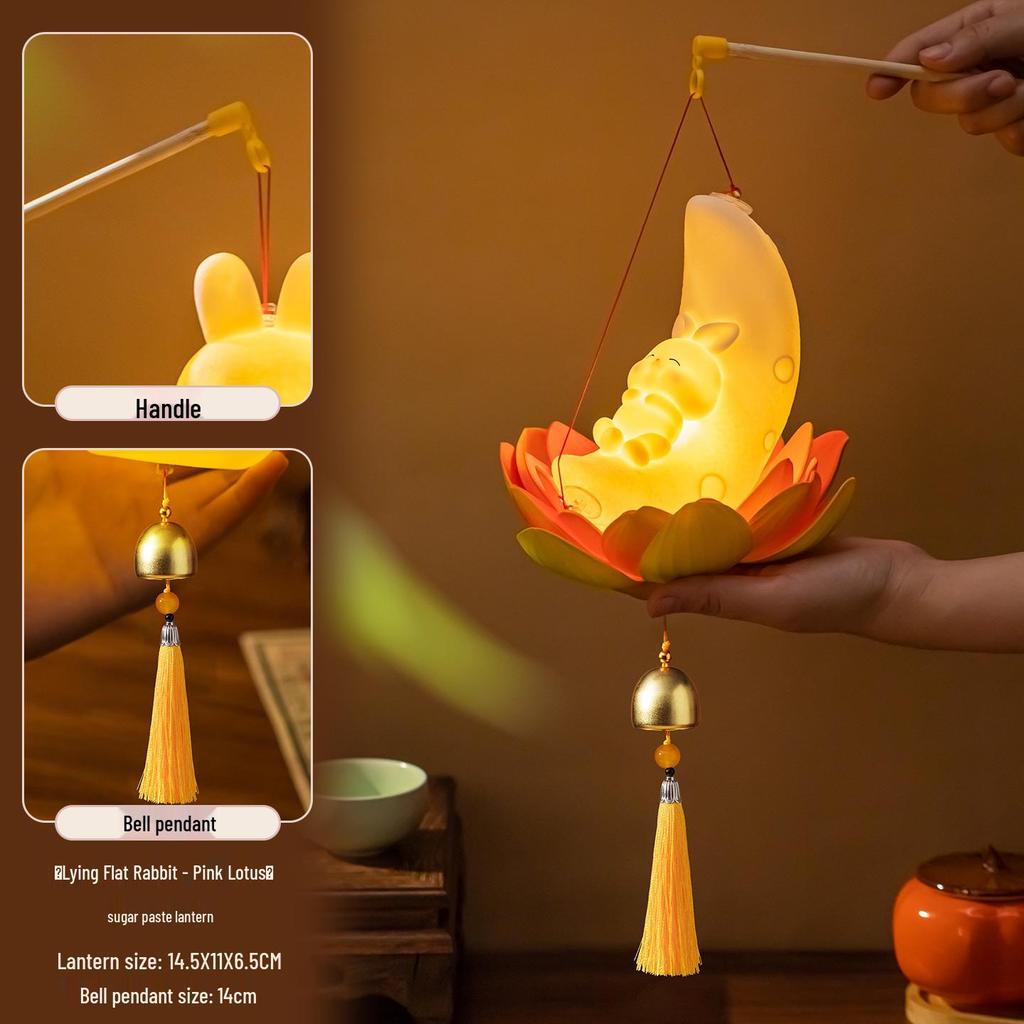 Mid-Autumn 2025 Jade Rabbit Children’s Luminous Handheld Lantern