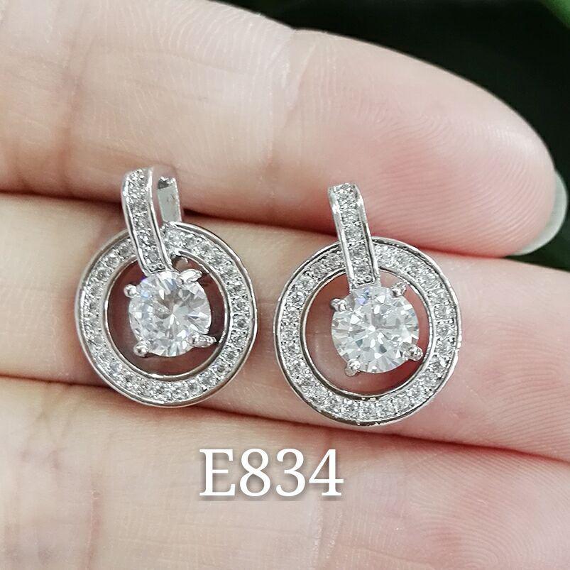 AAA Zircon Inlaid Classic Versatile Stud Earrings - European & American Style