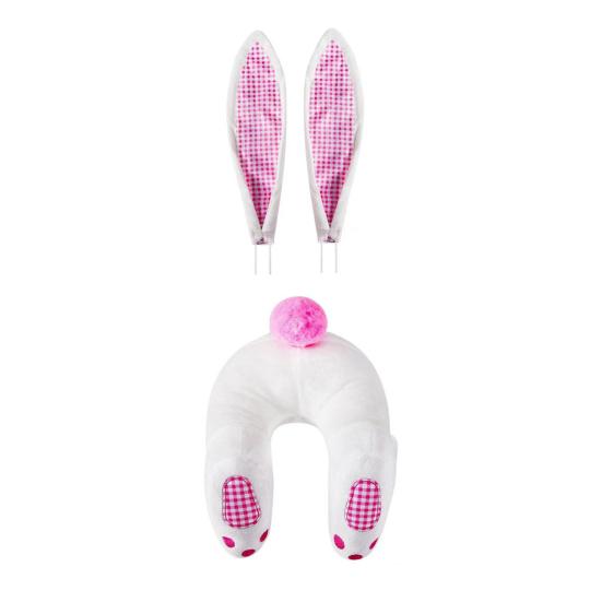 Easter Bunny Ear Butt Decoration Outdoor Yard Lawn Patio Pathway Spring Rabbit Ears Butt Garden Stake Ornament