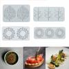 Flower Leaf Patterns Cake Lace Mat Fondant Silicone Mold DIY Craft Baking DecorationCooking Printing Mold Bakeware Cake Tools
