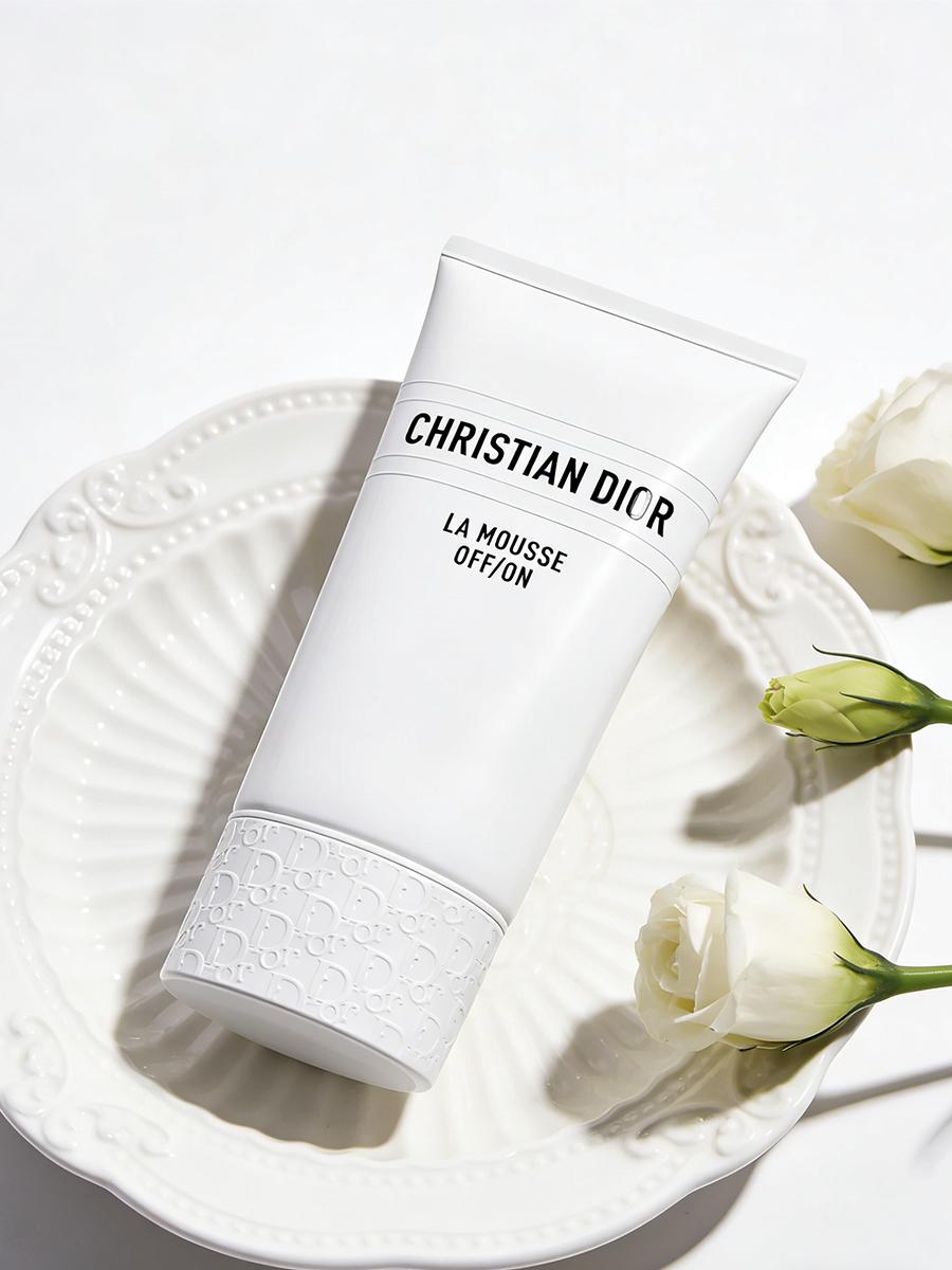 Очищающий мусс Dior La Mousse OFF/ON 150 мл | Мягкое увлажняющее средство для умывания лица | Освежающий сорбет-очиститель Dior Hydra Life белый