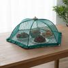 Umbrella Shape Food Cover Breathable Mesh Dining Table Dish Tent Pop-Up Mesh Screen  Kitchen Use