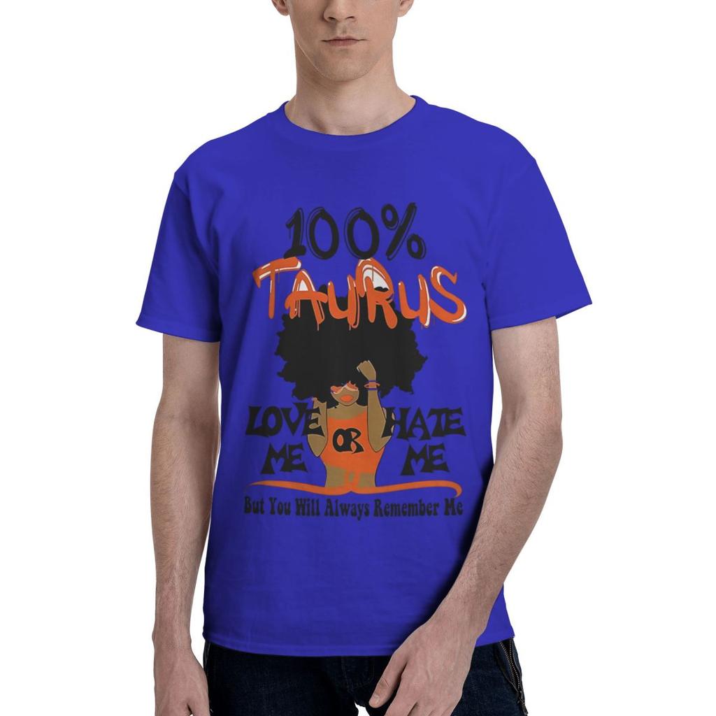 Taurus Zodiac Print 100 Cotton Casual Breathable Confortable Totoro Mens TShirts Funny Gift