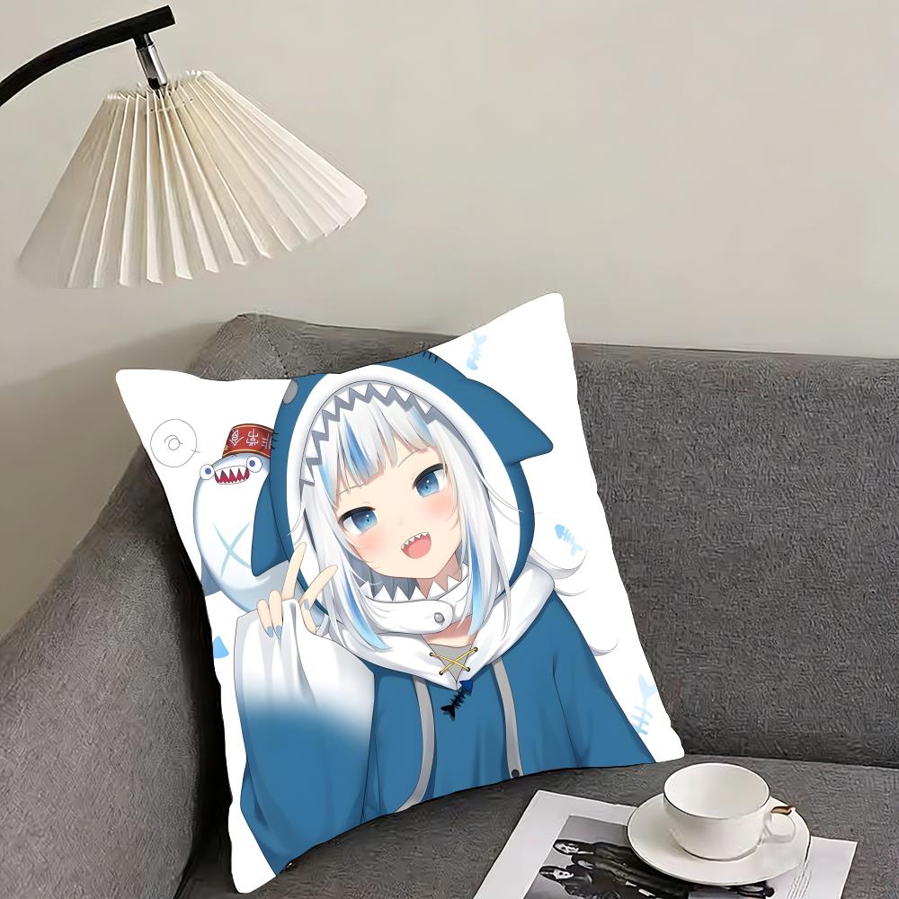 GGawr GuraA Anime Cushion Cover Pillowcase Ultra Soft Skin Friendly Fabric Cloud Like Comfort Concealed Zipper