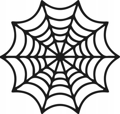 Stor Halloween-dekal Klistermärken med spindelnät Spindelväggdekoration NH_006