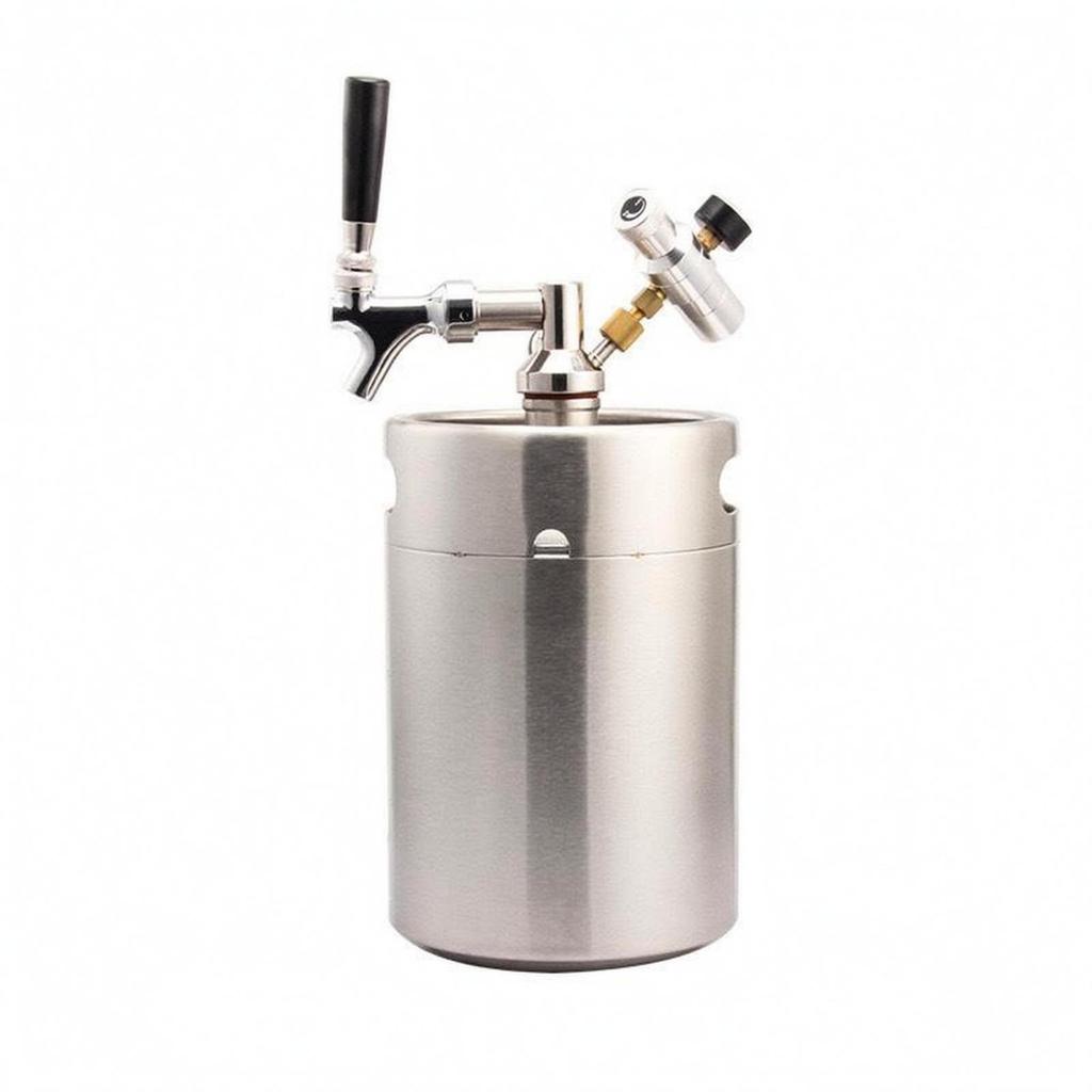 Stainless Steel Mini Keg Beverage Dispenser Easy to Clean Refreshment