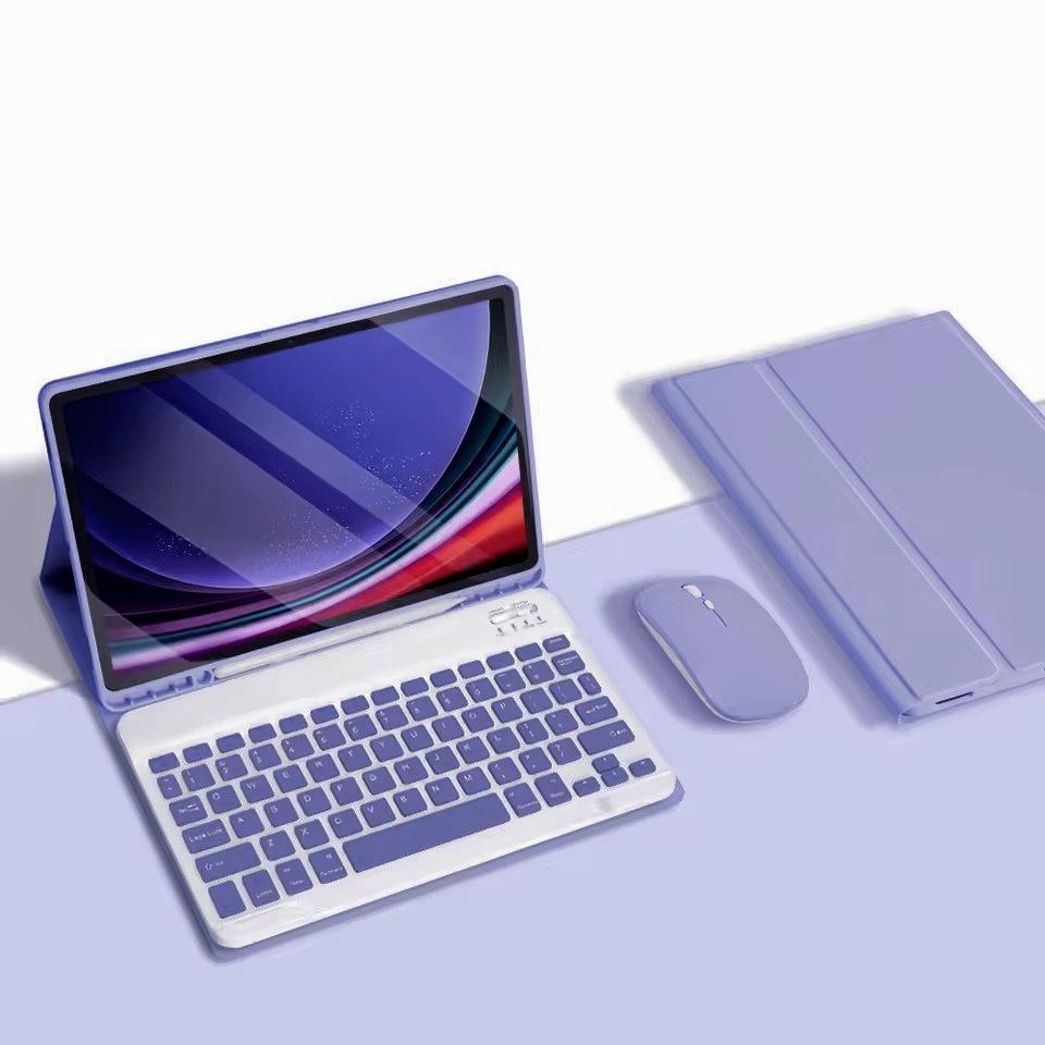 Samsung S11/A9+/S7/S8/S9FE/S10Li Bluetooth Keyboard Protective Case with Magnetic Pen Holder