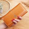 Multifunctional 0% off student handbag wallet women's long retro zipper large capacity multi-card change bag