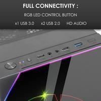 Boitier PC Gamer - EMPIRE GAMING - Spartan - ARGB - Moyenne Tour - ATX