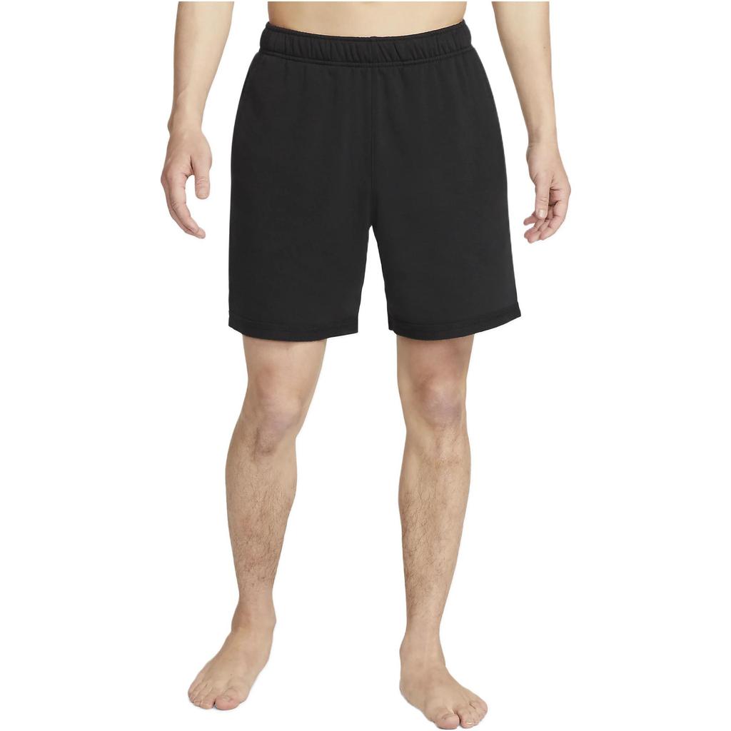 Nike Yoga Therma-FIT Printed Logo Sports Shorts Men Bottoms Black DM7832-010
